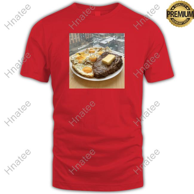 Zack Strength Merch Steak Eggs And Butter Crewneck Sweatshirt