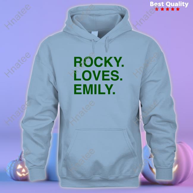 Official Obvious Shirts Rocky Loves Emily T-Shirt Official Obvious Shirts Rocky Loves Emily T-Shirt