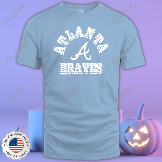 Mlb 47 Brand Atlanta Braves Fieldhouse Scoop Shirt - Hnatee
