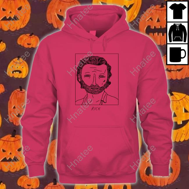 Official badly drawn rick grimes walking dead shirt, hoodie