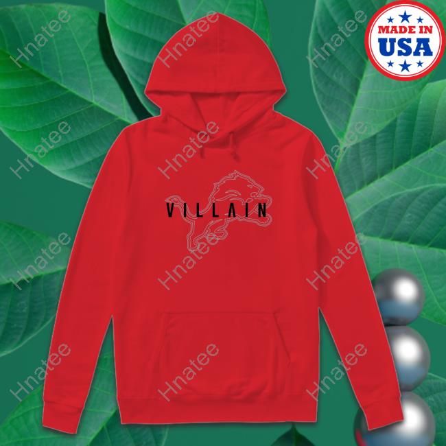 NFL 2023 Detroit Lions Brad Holmes Villain Pullover Hoodie