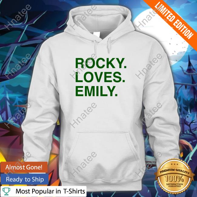 Official Obvious Shirts Rocky Loves Emily T-Shirt Official Obvious Shirts Rocky Loves Emily T-Shirt