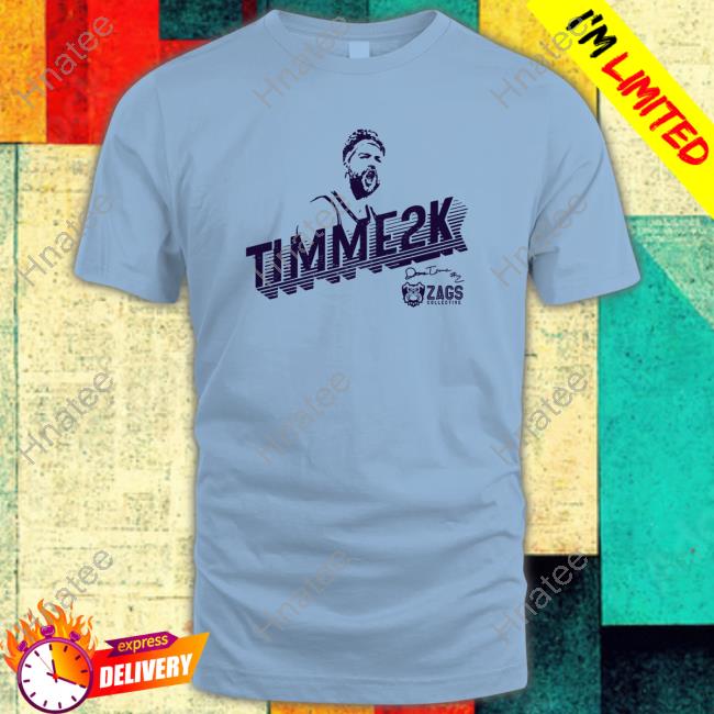 Zags Head Drew Timme 2k Long Sleeve T Shirt