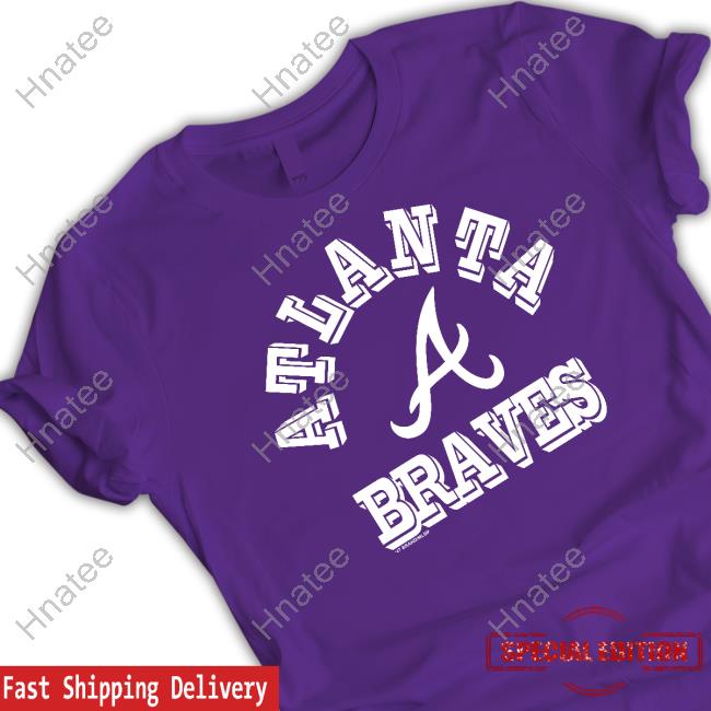 Mlb 47 Brand Atlanta Braves Fieldhouse Scoop Shirt - Hnatee