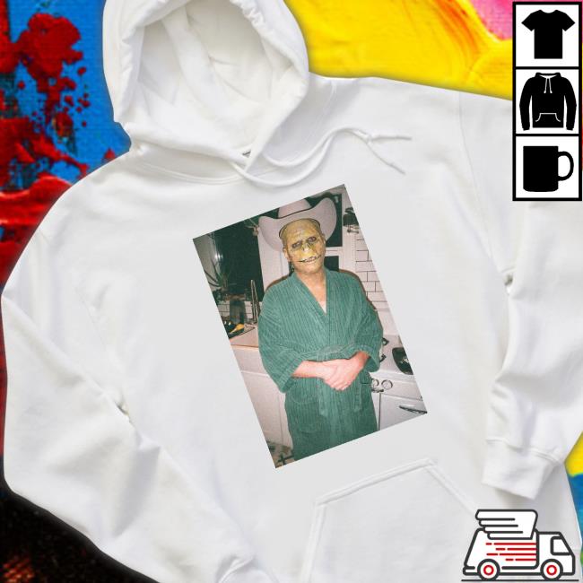 Hello Merch Lizard Man Robe White Hoodie Hello Merch Lizard Man Robe White Hoodie