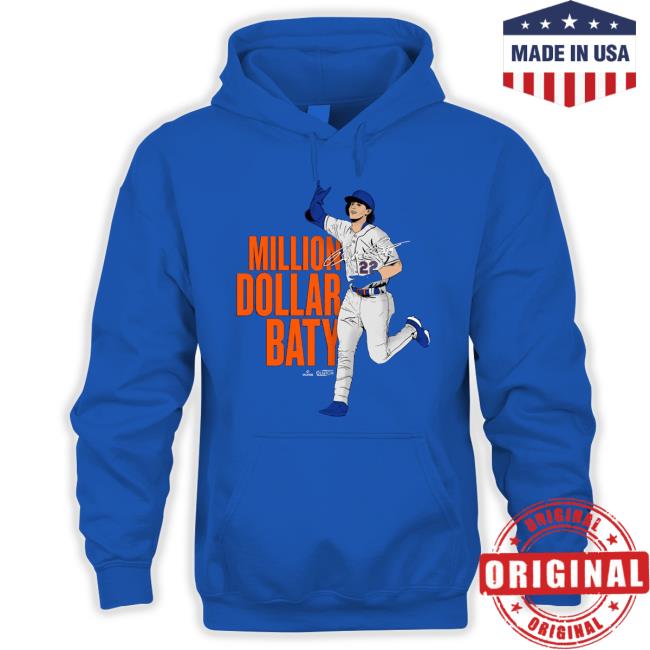 In The Clutch Apparel Merch Brett Baty Mlbpa Million Dollar Baty T