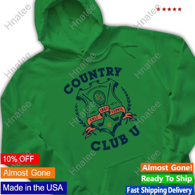Officia Country Champaign Urbana Golf 1867 Tennis Club U Sweatshirt Officia Country Champaign Urbana Golf 1867 Tennis Club U Sweatshirt
