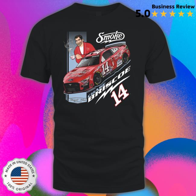 Official Stewart Haas Racing Merch Chase Briscoe 2023 Mahindra Tractors Stewart-Haas Racing Talladega Scheme T-Shirt Official Stewart Haas Racing Merch Chase Briscoe 2023 Mahindra Tractors Stewart-Haas Racing Talladega Scheme T-Shirt