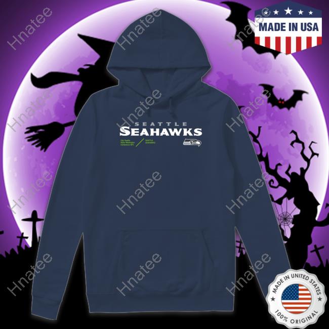 Seattle Seahawks Long-Sleeve T-Shirt Navy - Hnatee