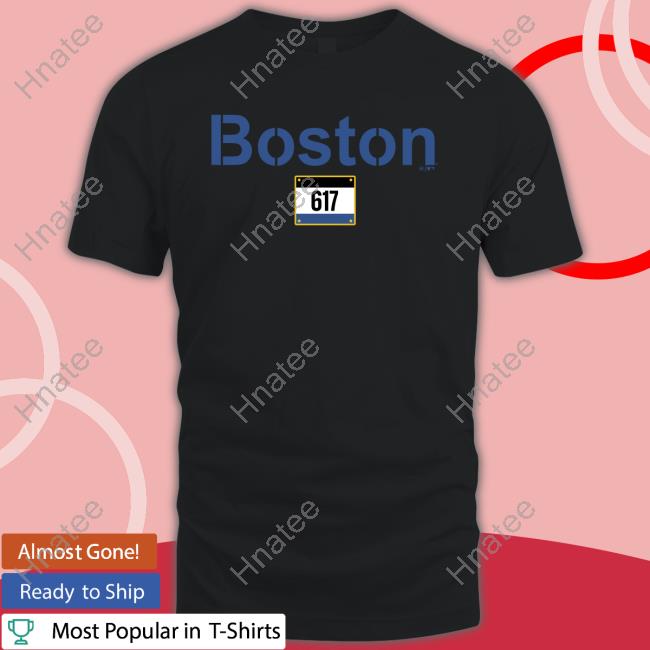 Official Boston Celtics 617 T Shirt Official Boston Celtics 617 T Shirt