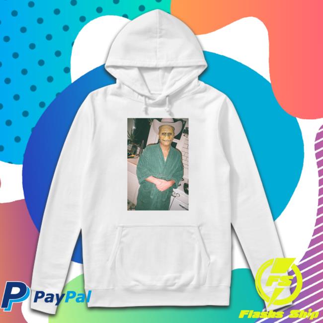 Hello Merch Lizard Man Robe White Hoodie Hello Merch Lizard Man Robe White Hoodie