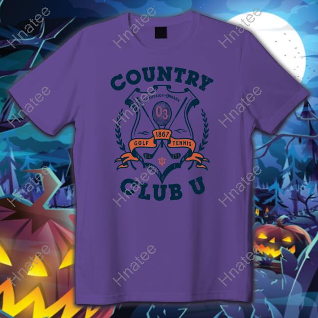 Officia Country Champaign Urbana Golf 1867 Tennis Club U Sweatshirt Officia Country Champaign Urbana Golf 1867 Tennis Club U Sweatshirt