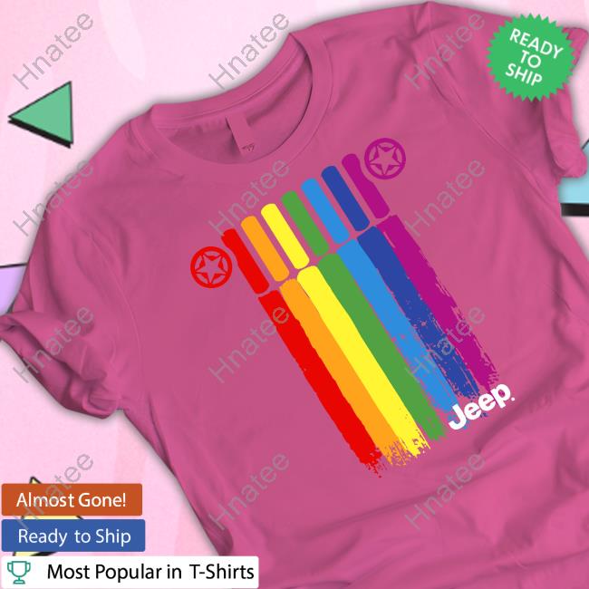 Rainbow Jeep Shirt Rainbow Jeep Shirt