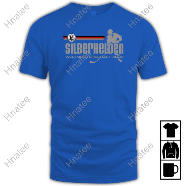 Deutscher EishockeyBund Merch Silberhelden Weltmeisterschaft 2023 Tee