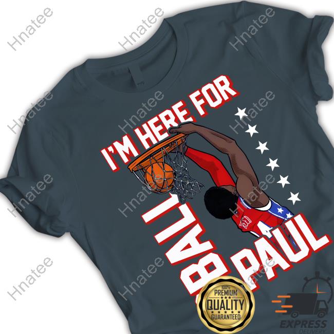 Barstool Sports Store I'm Here For Bball Paul Graphic T Shirt Paul Reed Barstool Sports Store I'm Here For Bball Paul Graphic T Shirt Paul Reed