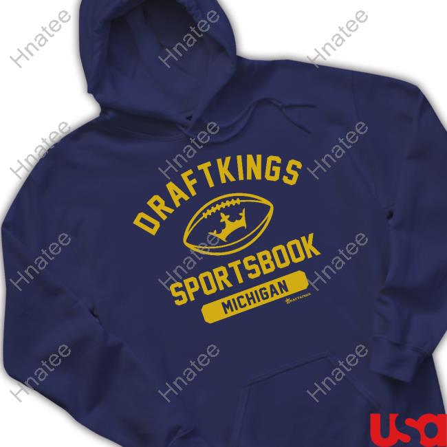 Official Draftkings Shop Draftkings Michigan Sportsbook Tee Official Draftkings Shop Draftkings Michigan Sportsbook Tee
