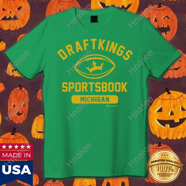 Official Draftkings Shop Draftkings Michigan Sportsbook Tee Official Draftkings Shop Draftkings Michigan Sportsbook Tee