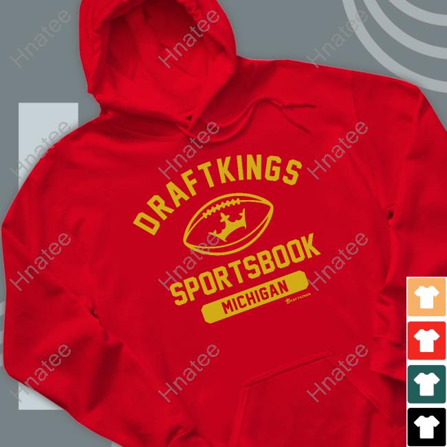 Official Draftkings Shop Draftkings Michigan Sportsbook Tee Official Draftkings Shop Draftkings Michigan Sportsbook Tee