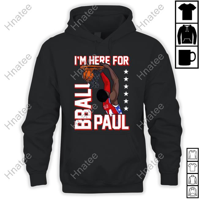 Barstool Sports Store I'm Here For Bball Paul Graphic T Shirt Paul Reed Barstool Sports Store I'm Here For Bball Paul Graphic T Shirt Paul Reed