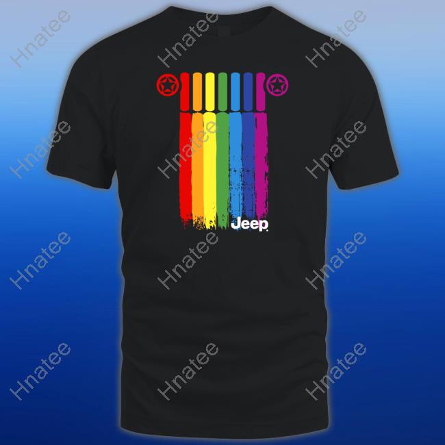 Rainbow Jeep Shirt Rainbow Jeep Shirt