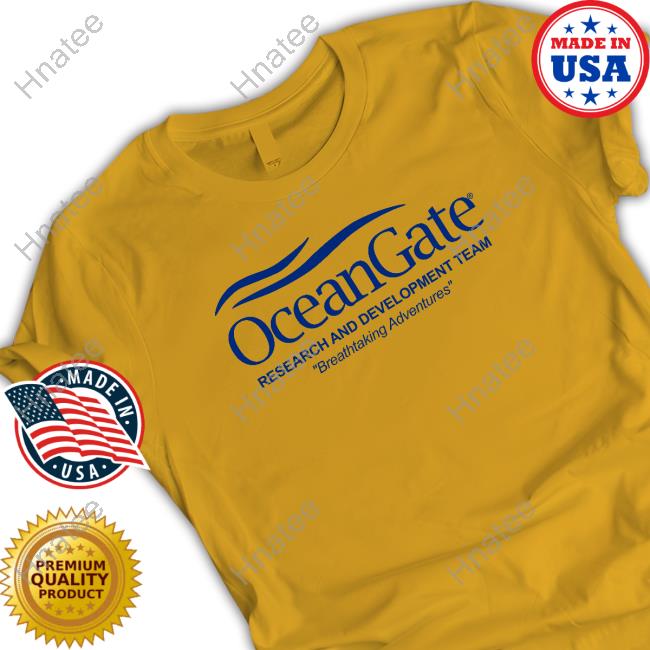 Official Oceangate Research And Development Team Breathtaking Adventures T-Shirt Official Oceangate Research And Development Team Breathtaking Adventures T-Shirt