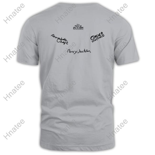 Percy Jackson And The Olympians Camp Half Blood And Characters Signatures  Two Sides T-Shirt - Binteez
