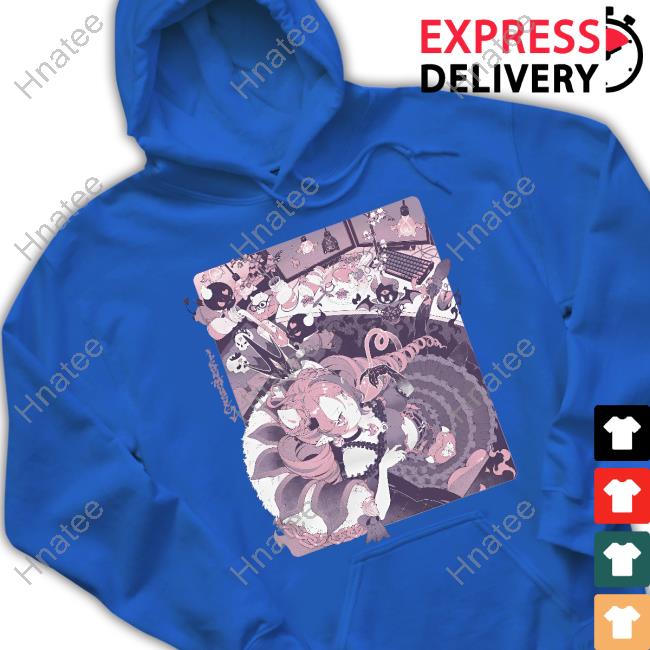 Official paperlarva X Ironmouse T-Shirt, hoodie, long sleeve tee