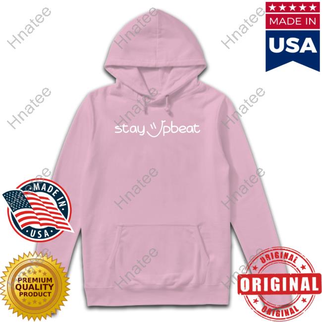 Team Balmert Merch Stay Upbeat Black Shirt Team Balmert Merch Stay Upbeat Black Shirt