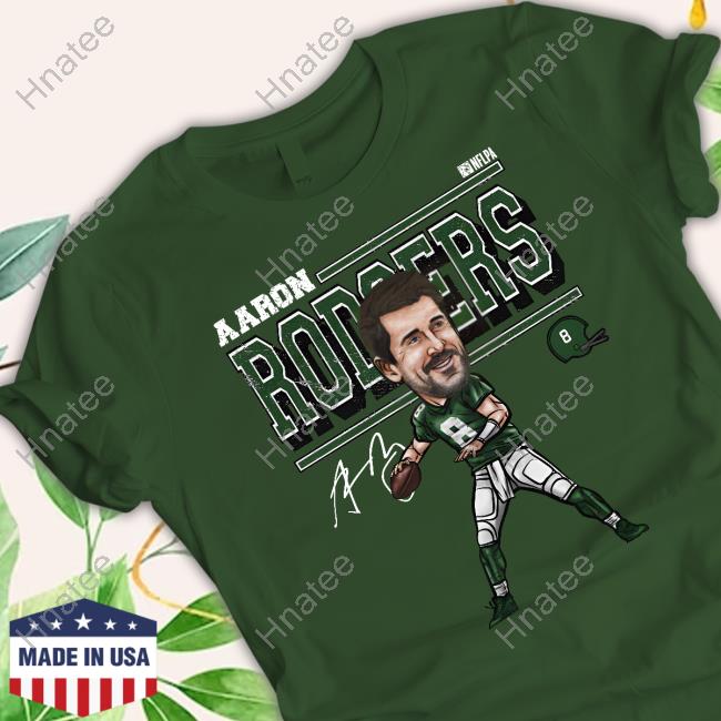 Aaron Rodgers New York J Cartoon Hoodie - Hnatee