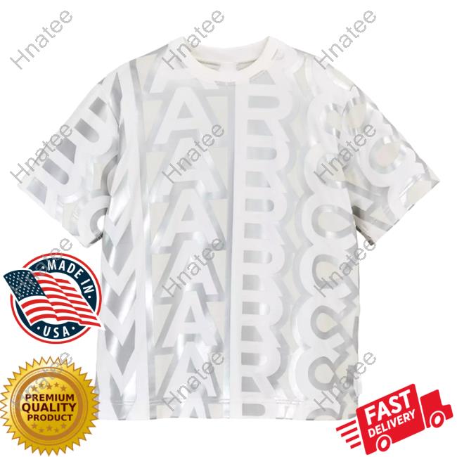 Marc Jacobs The Monogram Big Shirt in White, Size XL