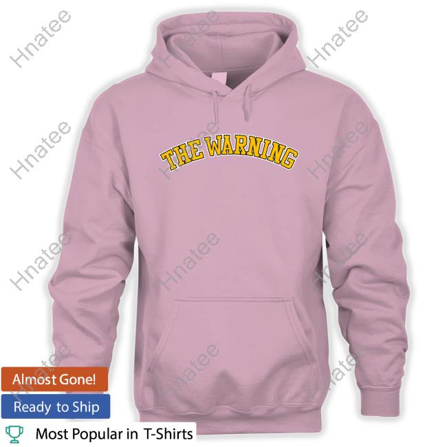 Official The Warning Merch Varsity Black Shirt Official The Warning Merch Varsity Black Shirt