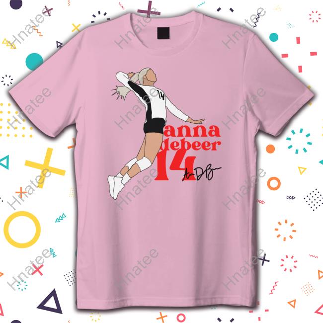 Official Louisville Cardinals Anna DeBeer Volleyball signature Tee Shirt -  Hnatee