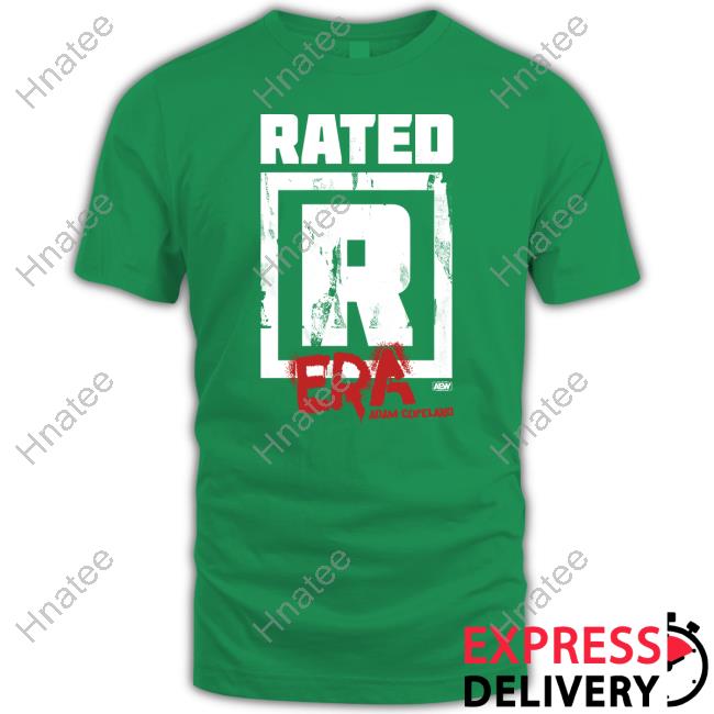 ShopAEW.com on X: Rated R Era! Check out this Adam Copeland shirt