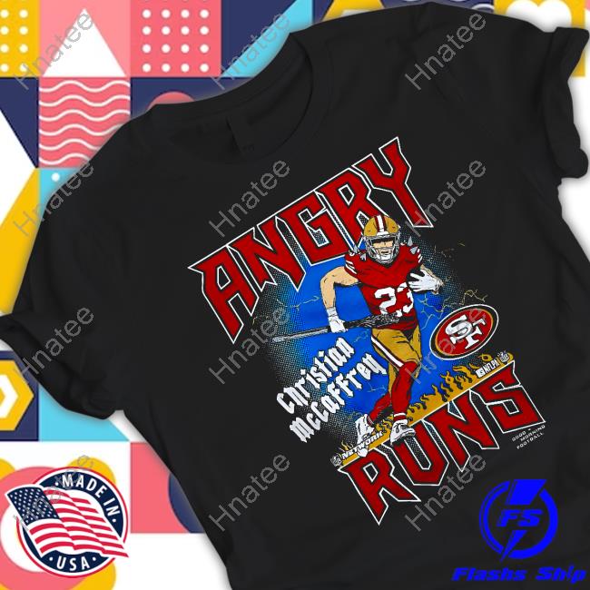 Angry Runs 49ers Christian Mccaffrey Shirt, hoodie, sweater and long sleeve