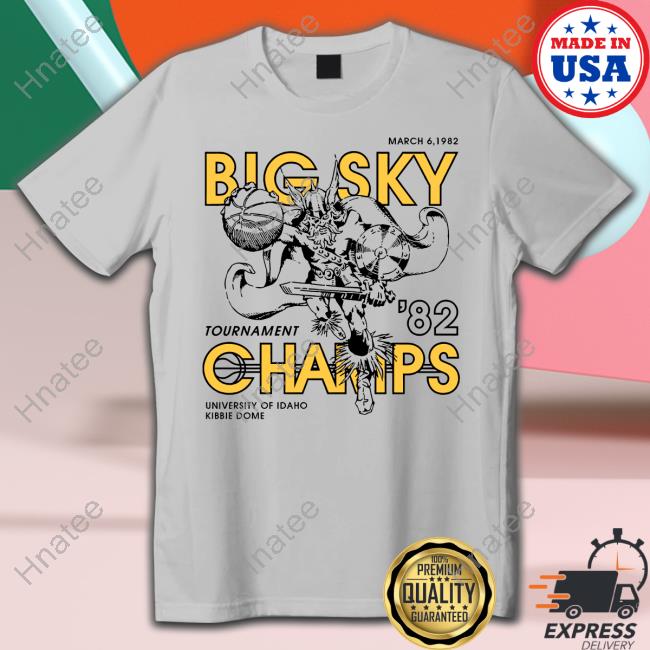 Homefield Apparel Idaho Vandals Basketball 1982 Big Sky Champs Tee Shirt Homefield Apparel Idaho Vandals Basketball 1982 Big Sky Champs Tee Shirt
