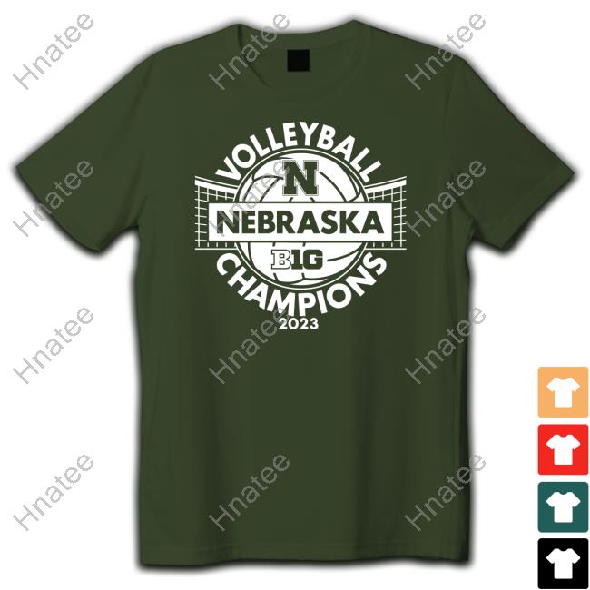 Nebraska 2023 Big Ten Women's Volleyball Regular Season Champions Shirt Nebraska 2023 Big Ten Women's Volleyball Regular Season Champions Shirt