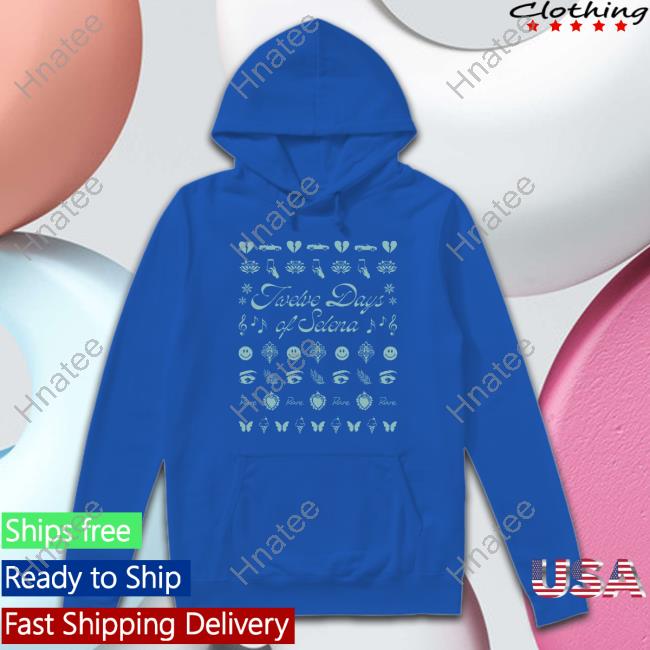 Official Selena Gomez Shop Store Merch Twelve Days Of SelenaTop Shirt Official Selena Gomez Shop Store Merch Twelve Days Of SelenaTop Shirt