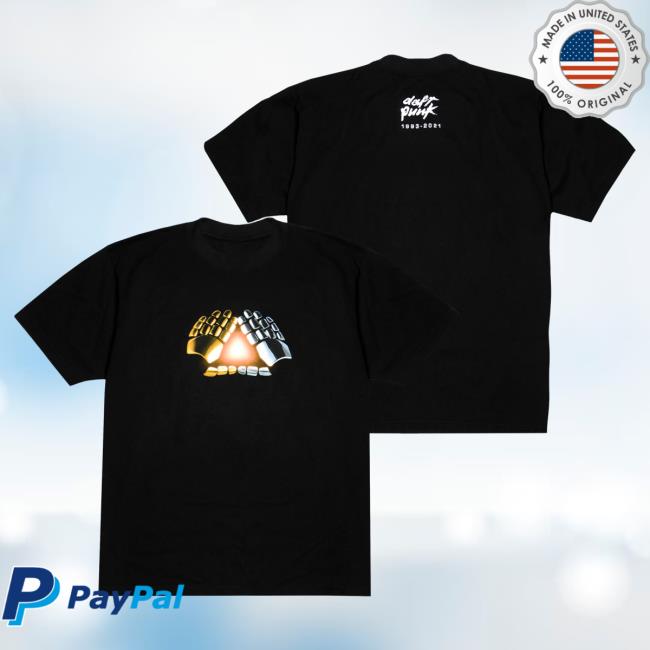 Official Daft Punk Merch Store Daft Punk Epilogue New Shirt