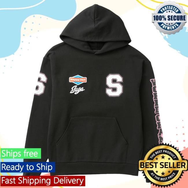 Official Happy Dad Merch Store Shop Happy Dad X Suga Sean Letterman Hooded Sweatshirt Official Happy Dad Merch Store Shop Happy Dad X Suga Sean Letterman Hooded Sweatshirt