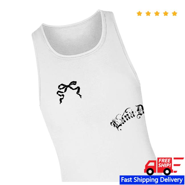 Official Lana Del Rey New Store Shop Merch White Tank Top Shirt Official Lana Del Rey New Store Shop Merch White Tank Top Shirt