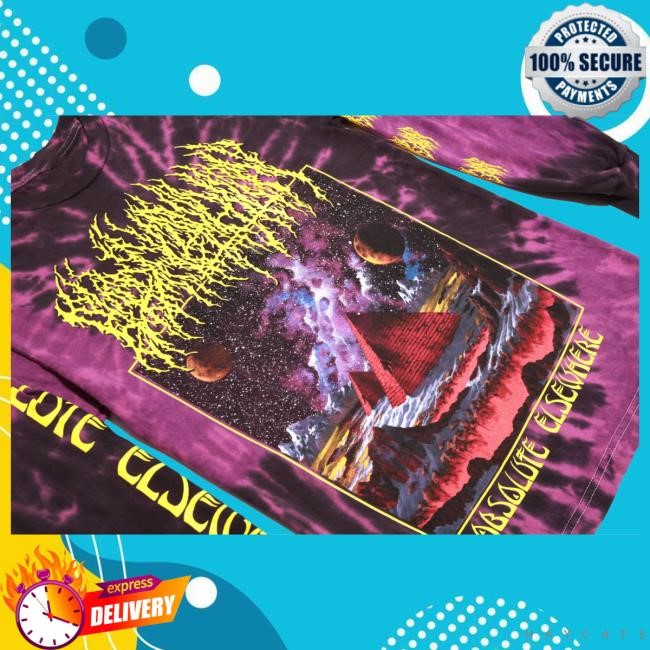 Official Blood Incantation Merch Absolute Elsewhere Album Long Sleeve Shirt New (Thunder Dye) Official Blood Incantation Merch Absolute Elsewhere Album Long Sleeve Shirt New (Thunder Dye)