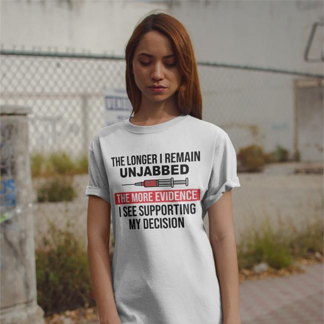 Ned Ryun The Longer I Remain Unjabbed The More Evidence I See Supporting My Decision Sweatshirt