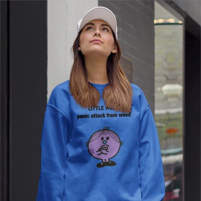 Empty Rico Little Miss Panic Attack From Weed Sweatshirt Dumbricardo