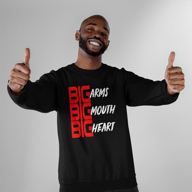 Big Arms Mouth Heart T Shirt Jordynne Grace Merchandise