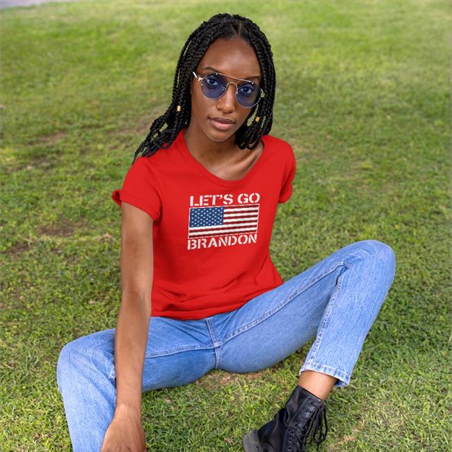 Halva001 Let's Go Brandon Flag American Shirt