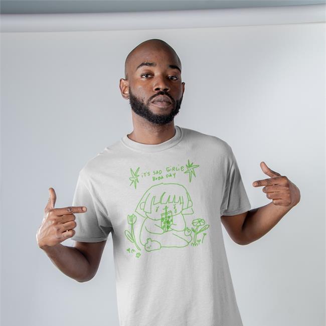 It's Sad Girlie Boba Day Shirt White
