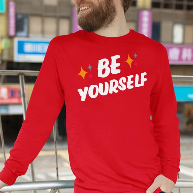 The Onion Be Yourself Long Sleeve Child Not Quite Confident Enough To Pull Off Be Yourself