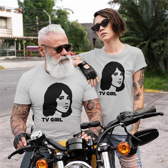 Classic Logo On Powder Blue From TV Girl T-Shirt