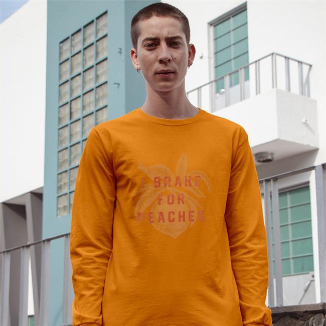 Bs General Store I Brake For Peaches T-Shirt Bitter Southerner