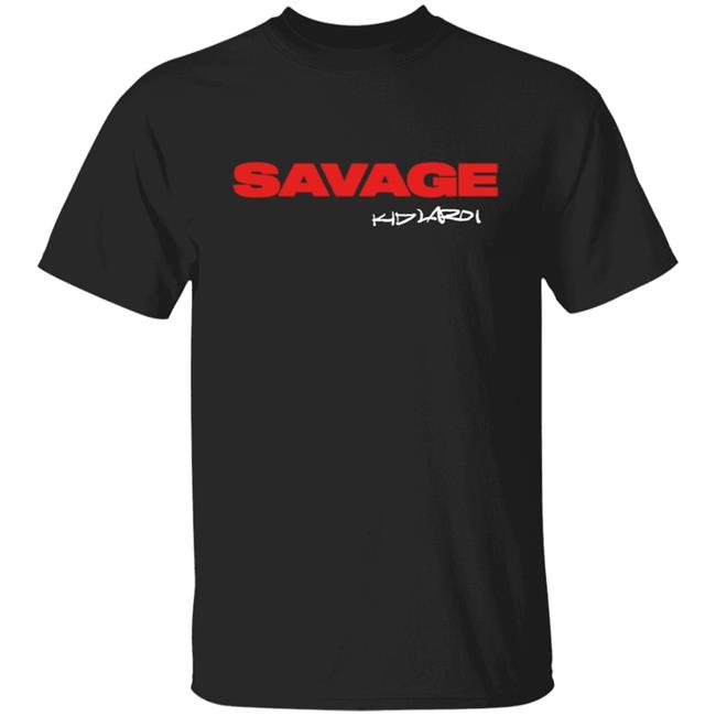The Kid Laroi Merch Savage Crewneck Sweatshirt Black The Kid Laroi Merch Savage Crewneck Sweatshirt Black